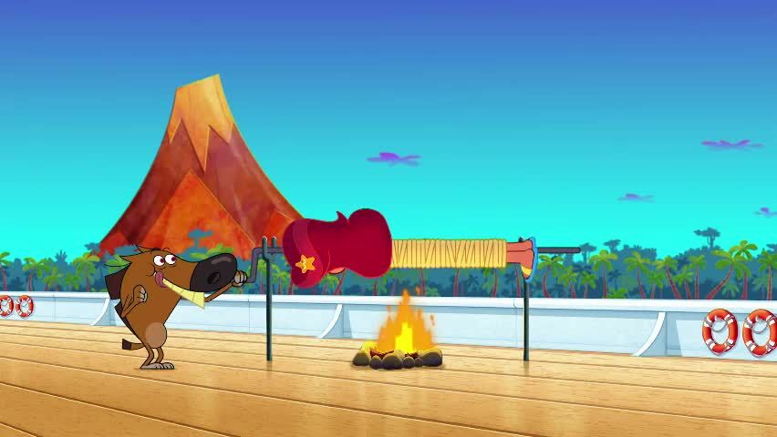 Zig & Sharko Season 4 Episode 52 Zombie Slides